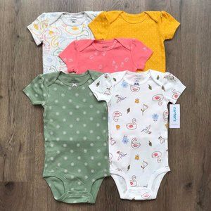 5-Pack Short-Sleeve Original Baby Bodysuits Carters
